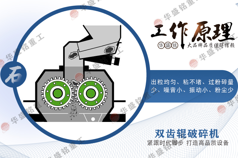 陶瓷塊齒輥破碎機工作原理